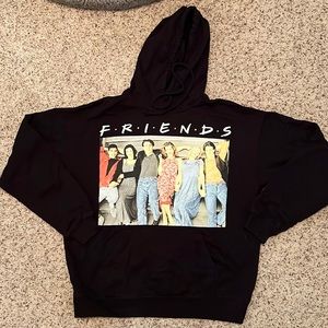 Black Friends Sweatshirt Womens Size Large